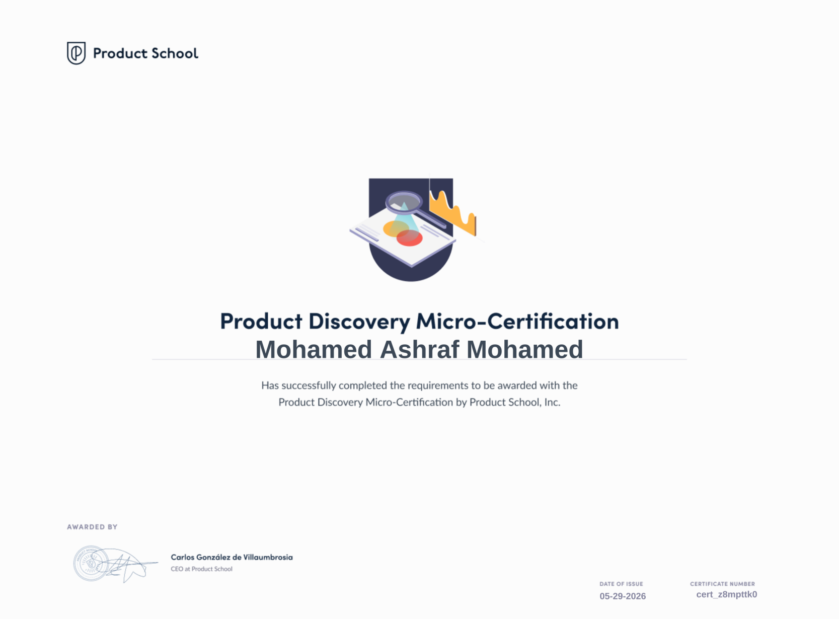 Product Discovery Micro-Certification